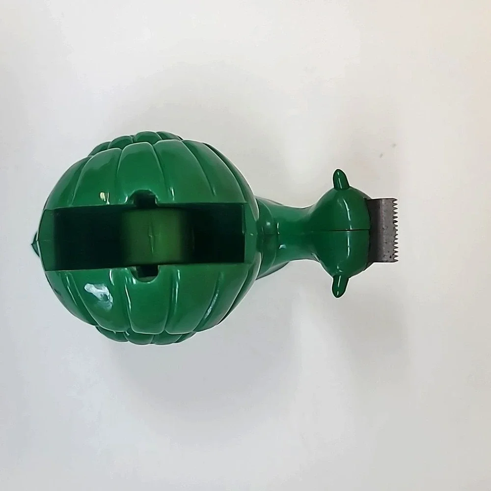 Vtg Kids Green Snail Tape Dispenser w/Wiggle Eyes-Retro Office Desk Accessory